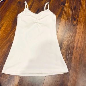 Hard Tail Shirred Yoga tank